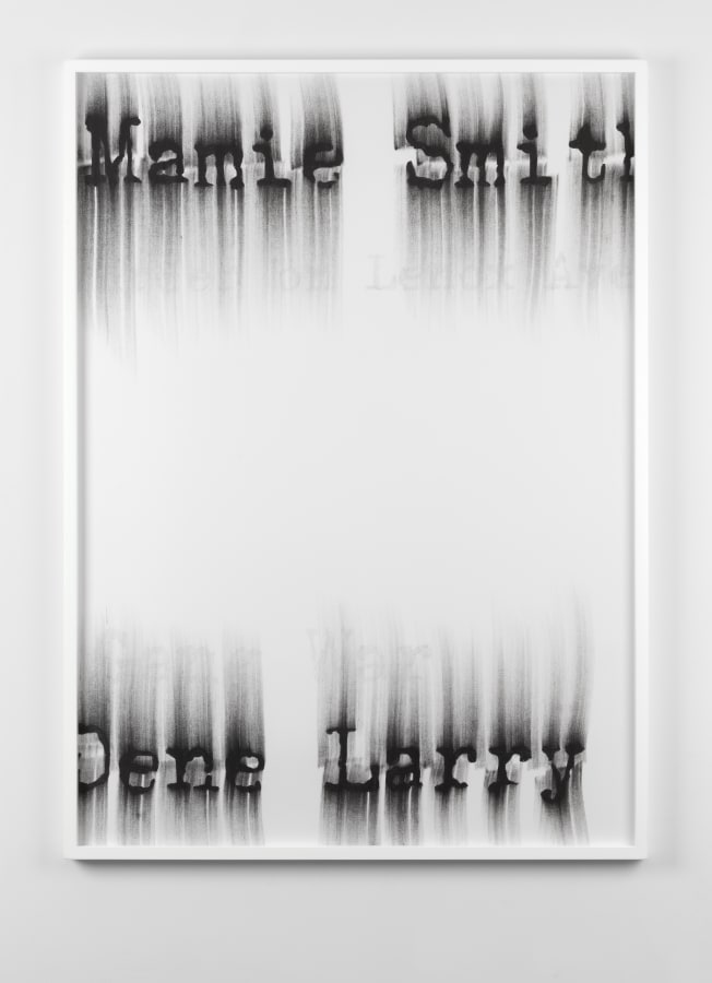 Artwork: Gary Simmons, Lenox Ave. Larry, 2018