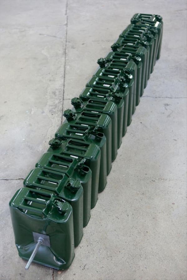 Artwork: Matias Faldbakken, UNTITLED (JERRY CAN ROD), 2011