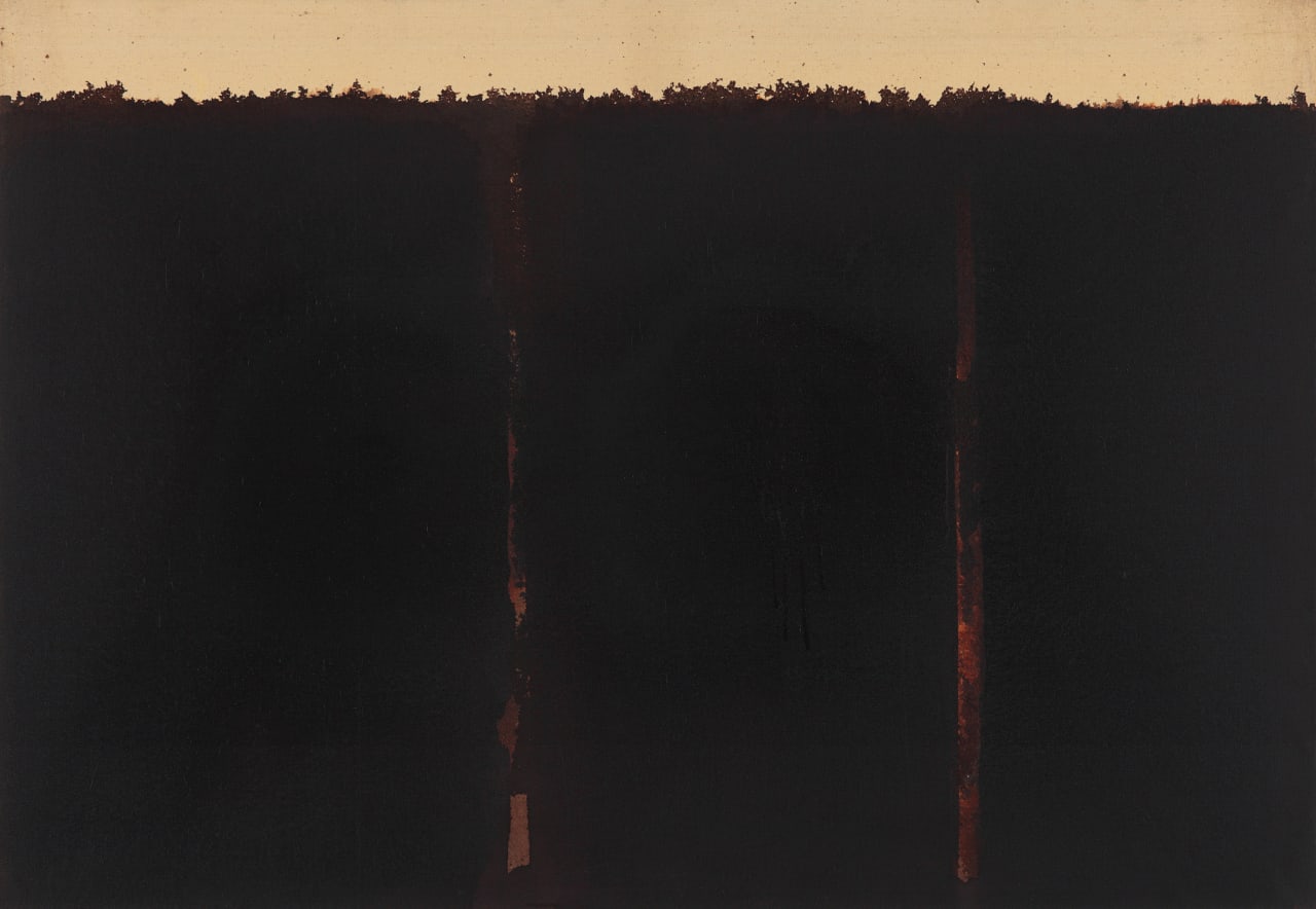 Artwork: Yun Hyong-keun, Burnt Umber & Ultramarine, 1990-1991