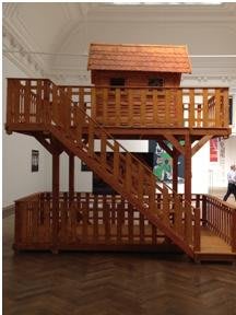 Artwork: Paulina Olowska, Pavilionesque, 2013