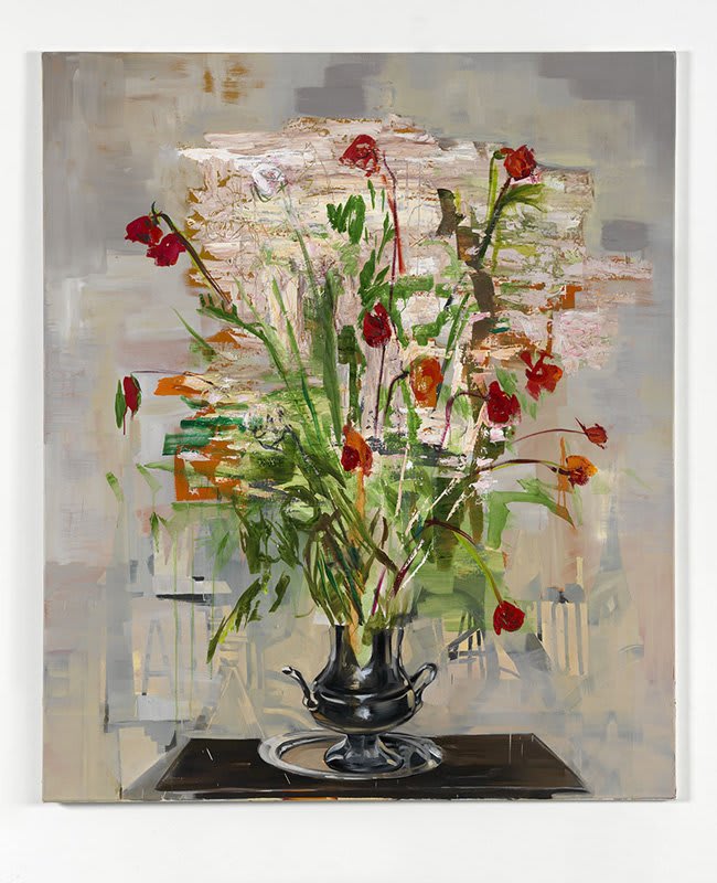 Artwork: Paulina Olowska, Silver Vase, 2012