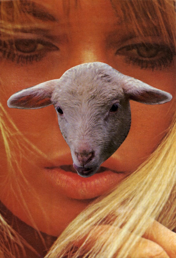 Artwork: Marnie Weber, Lamb Girl, 1995