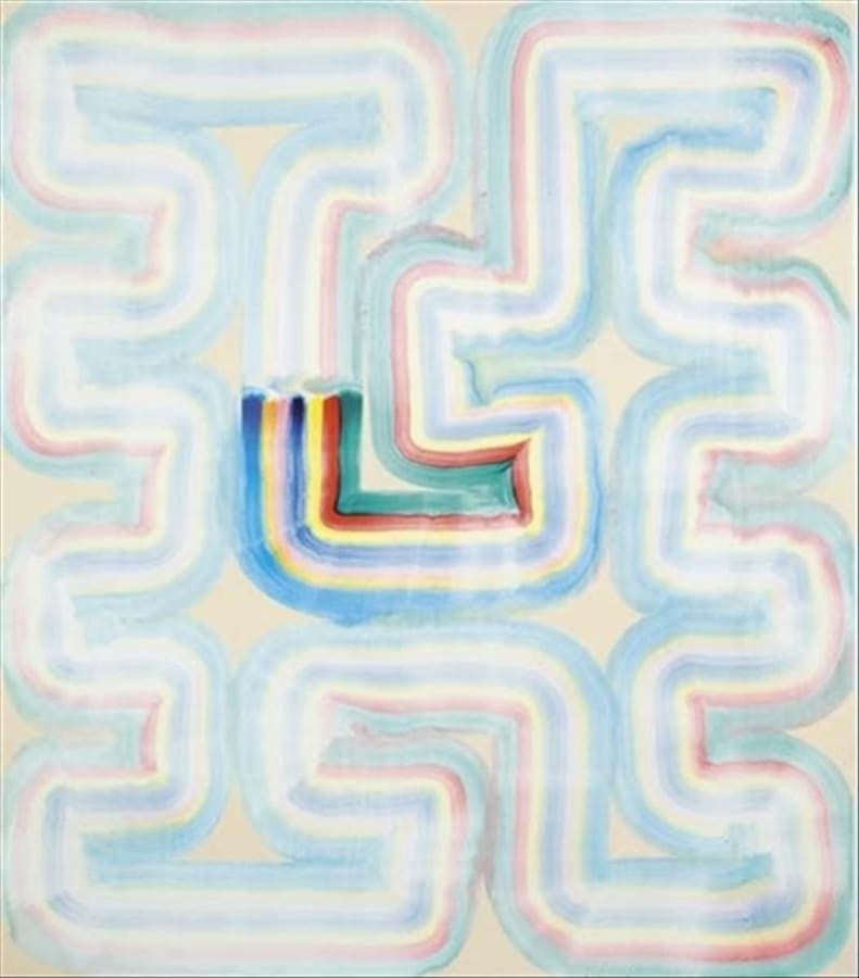 Artwork: Bernard Frize, 35% Vrai 60% Faux, 1999