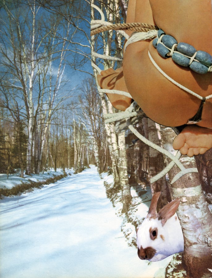 Artwork: Marnie Weber, Tied to a Tree, 1996
