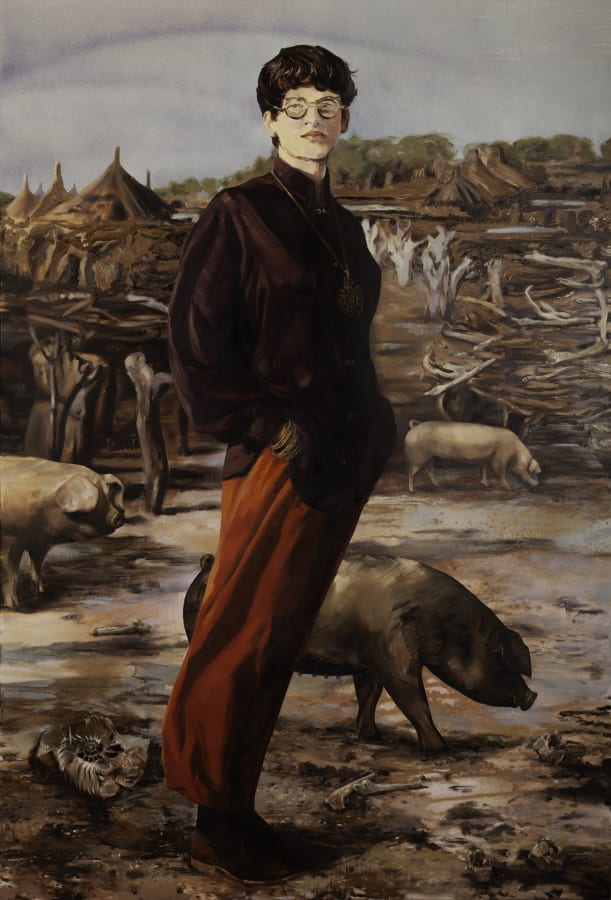 Artwork: Paulina Olowska, The Paleontologist, 2019