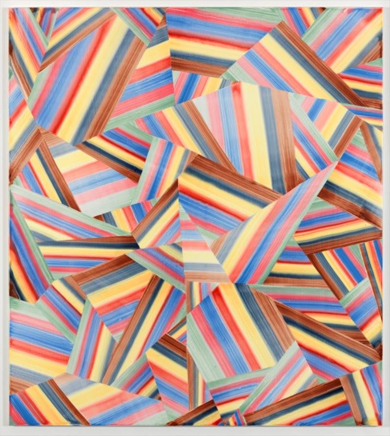 Artwork: Bernard Frize, Pulvérisée, 2001