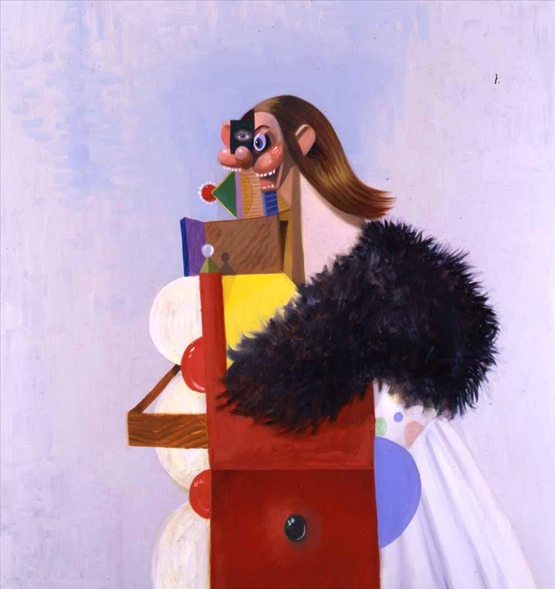 Artwork: George Condo, De-constructed Female Portrait, 2006