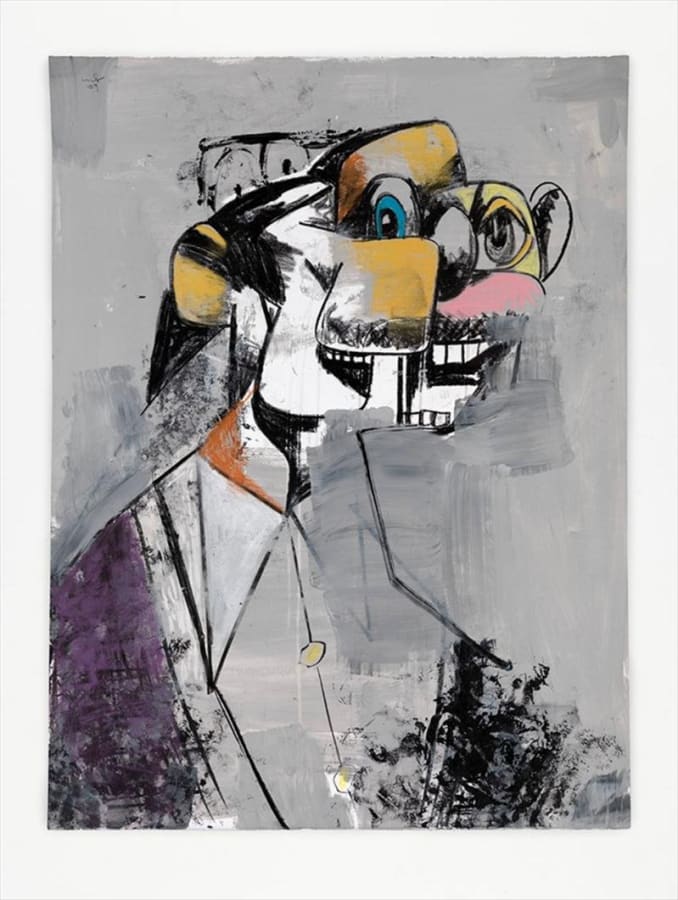 Artwork: George Condo, Deconstructed Portrait, 2009