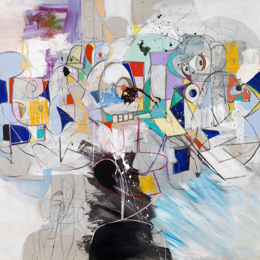 Artwork: George Condo, Shipwrecked, 2017