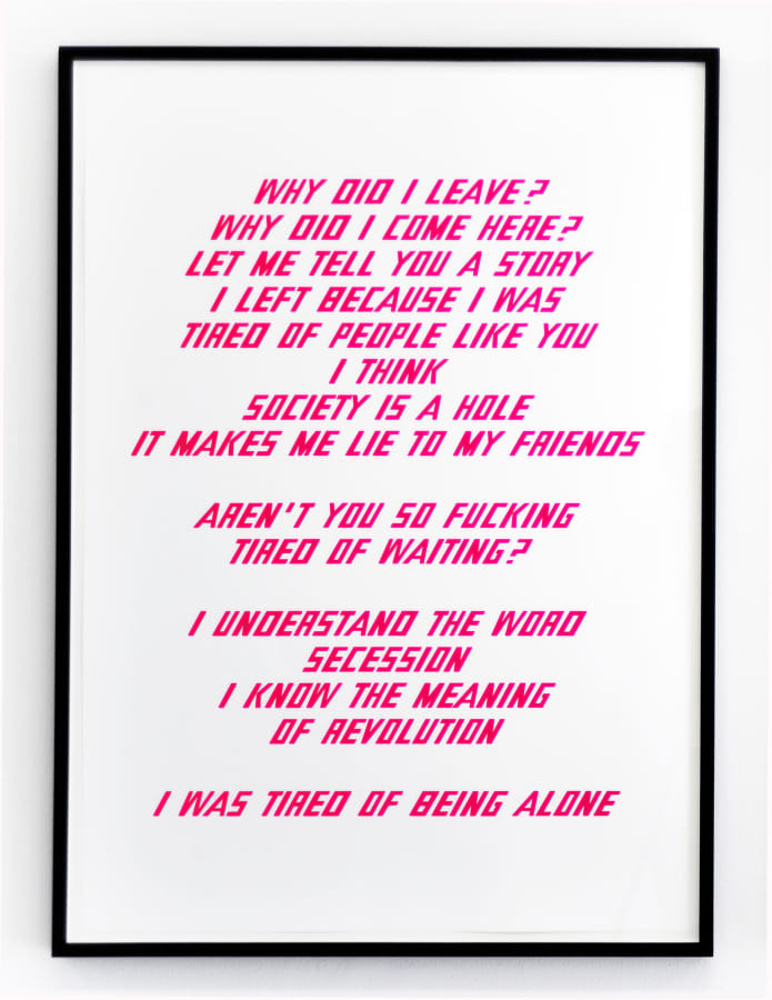 Artwork: Mai-Thu Perret, Society Is A Hole, 2009