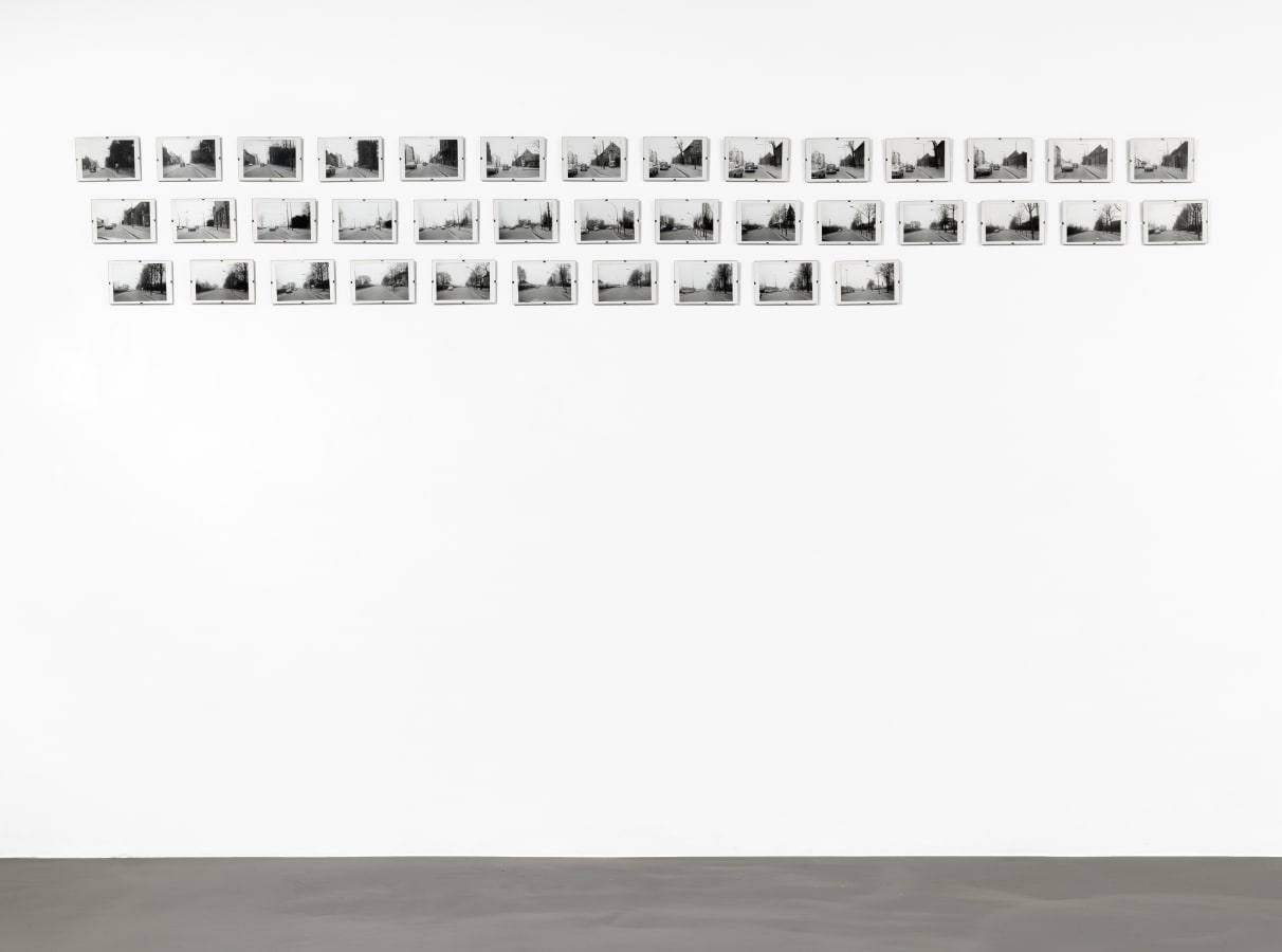 Artwork: Hans-Peter Feldmann, Time series - Car driving, 1970
