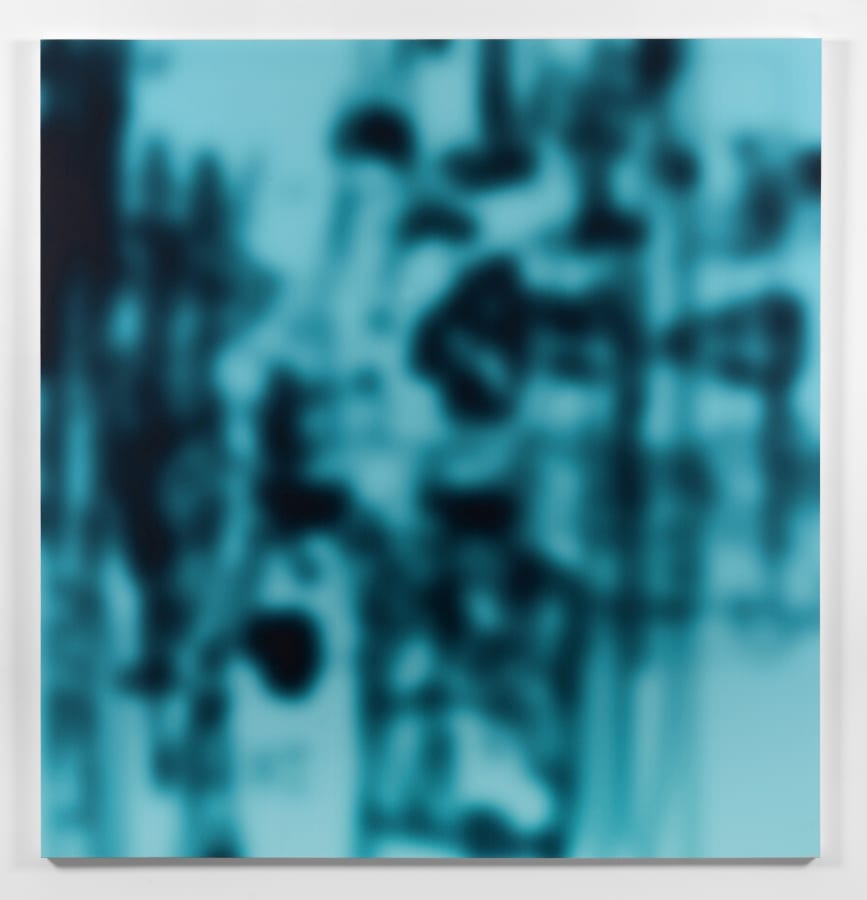 Artwork: Jeff Elrod, The Secret Sharer (cyan), 2013
