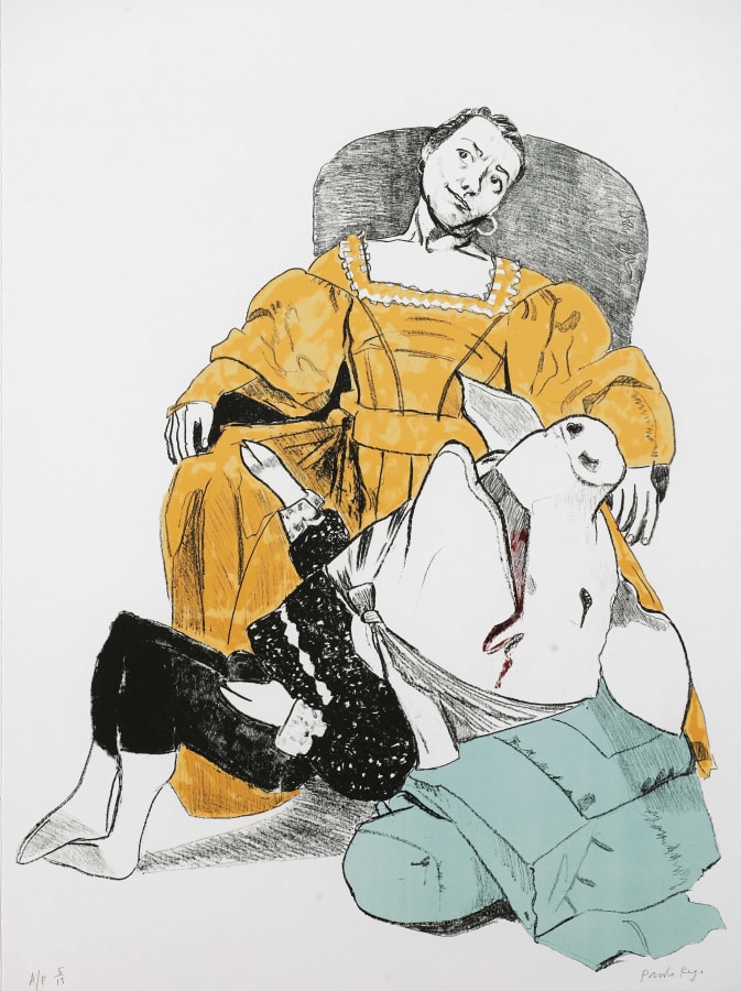 Paula Rego, Unhappy Courtship, 2006