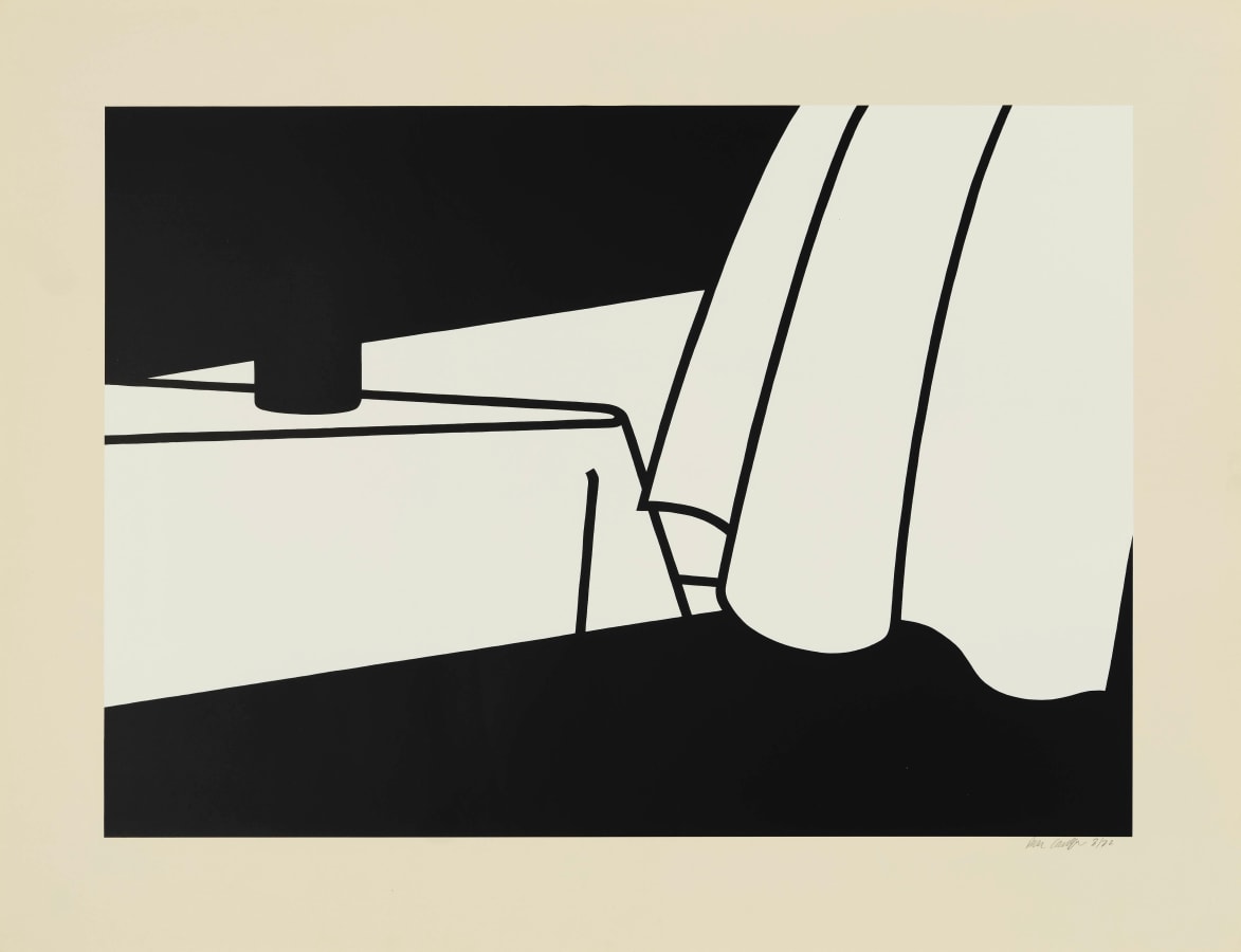 Patrick Caulfield, Curtain and Bottle, 1973