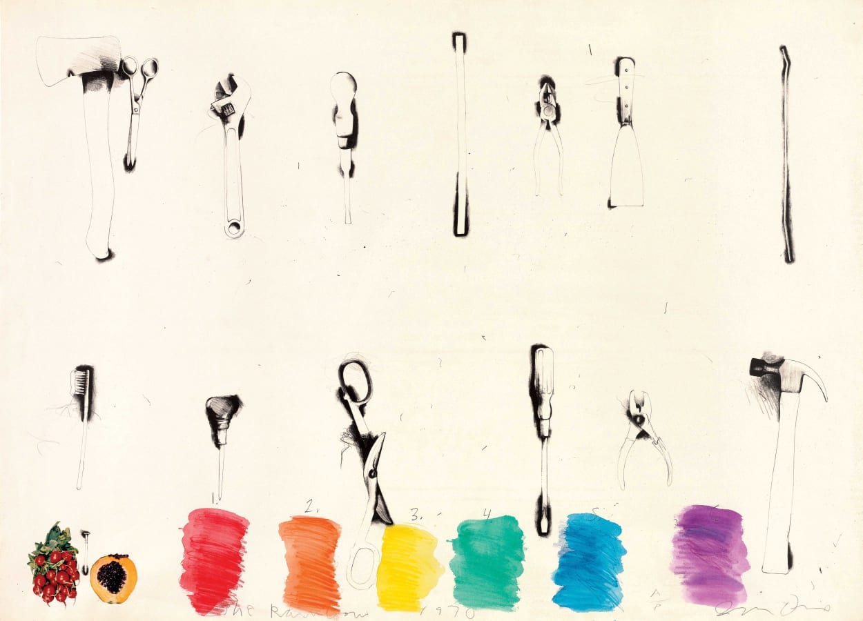 Jim Dine, Tools - The Rainbow, 1970