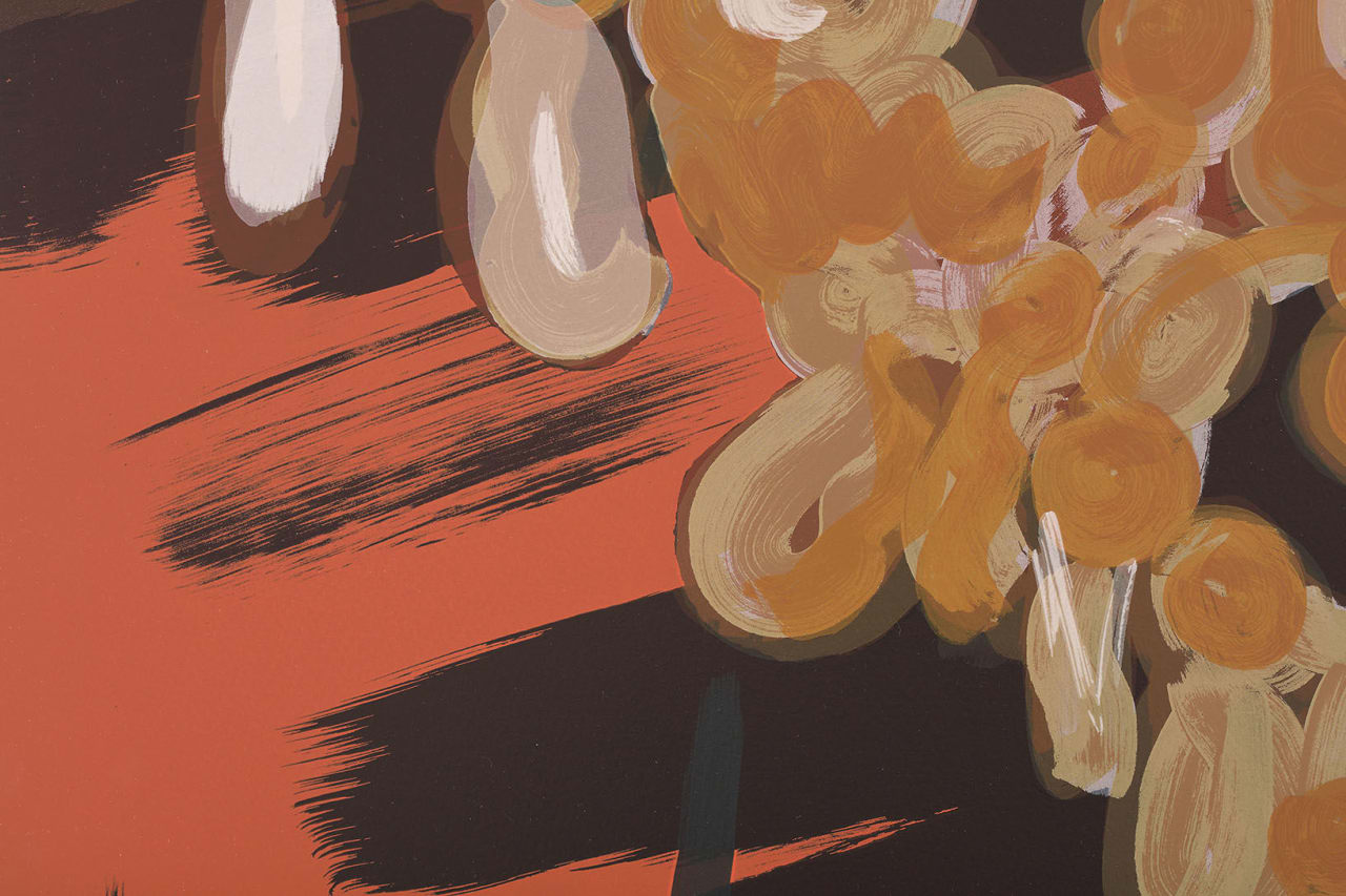 Clare Woods, Puff Ball, 2025