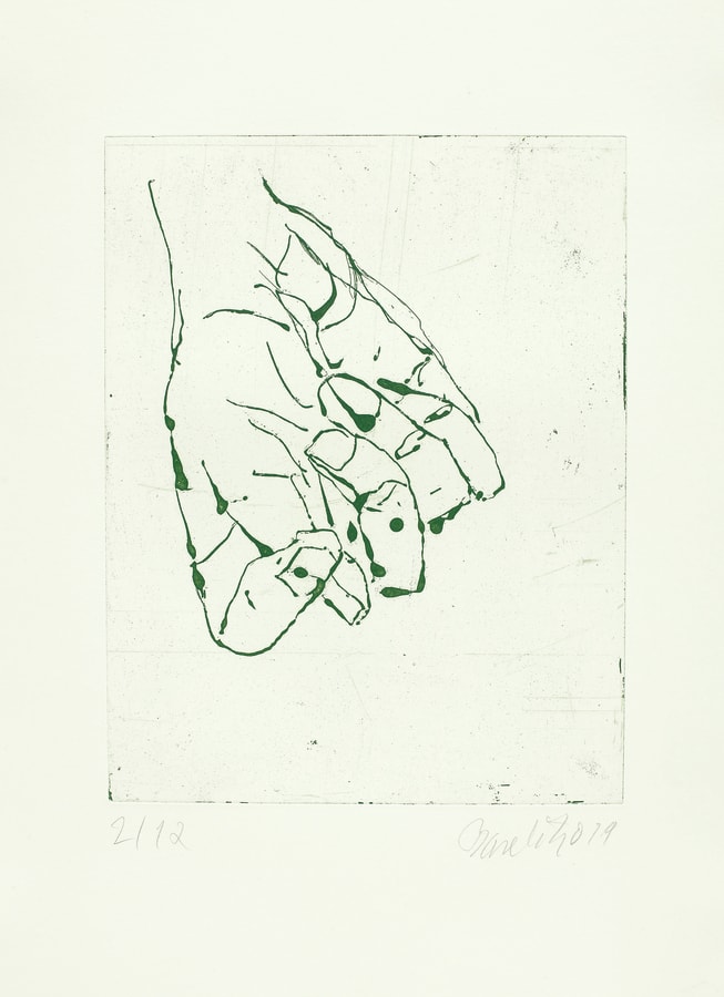 Georg Baselitz, Eine Hand ist keine Faust III, 2019