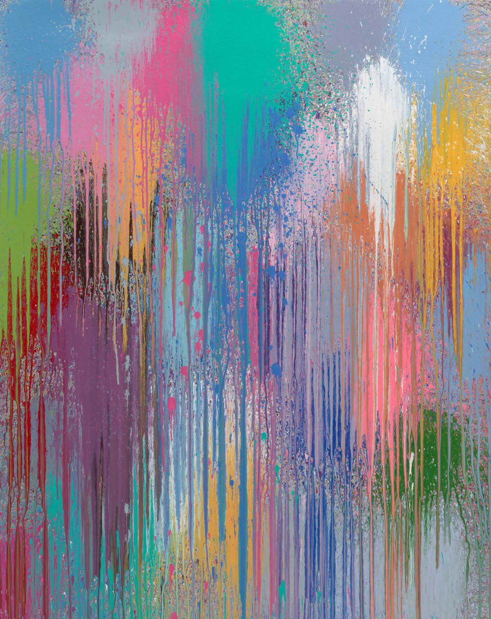 Ian Davenport, Tourbillion, 2023