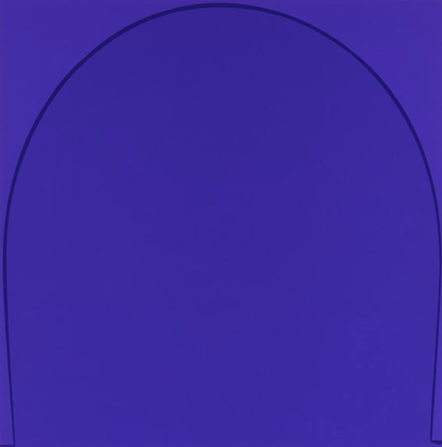 Ian Davenport, Three Arches : blue, 2005