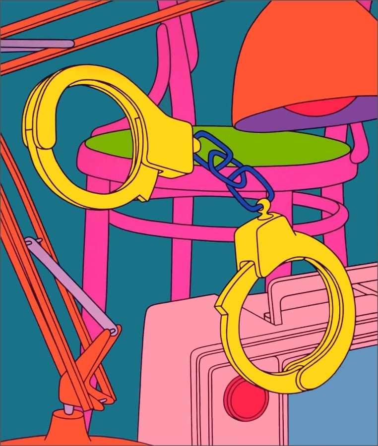 Michael Craig-Martin, Intimate Relations: Handcuffs, 2001