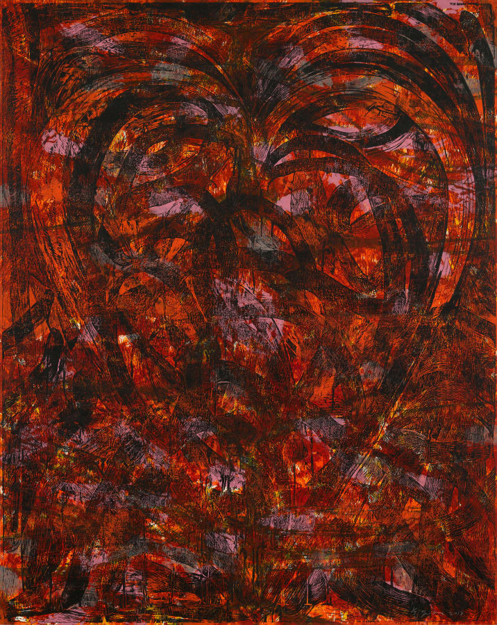 Jim Dine, Darkness in the Laughter, 2018