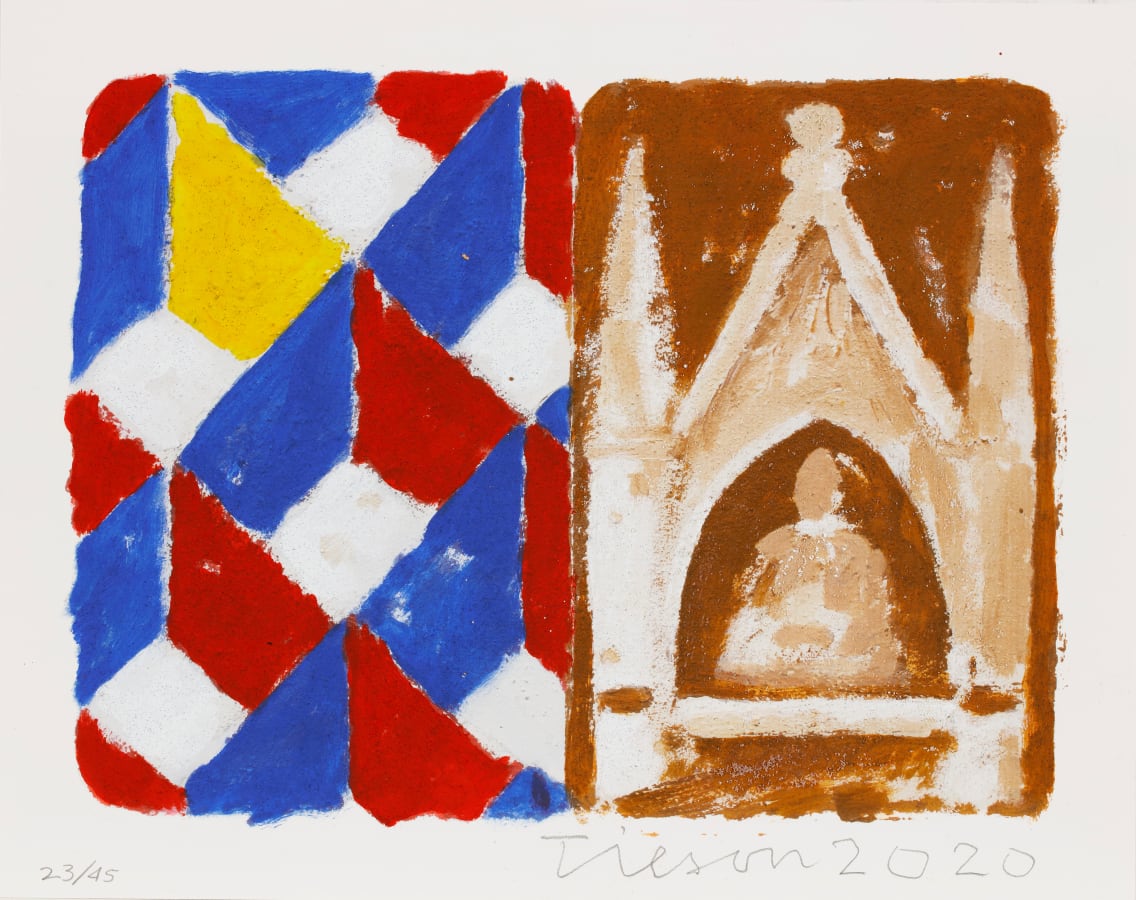 Joe Tilson, The Stones of Venice, Sant' Alvise Diptych, 2020