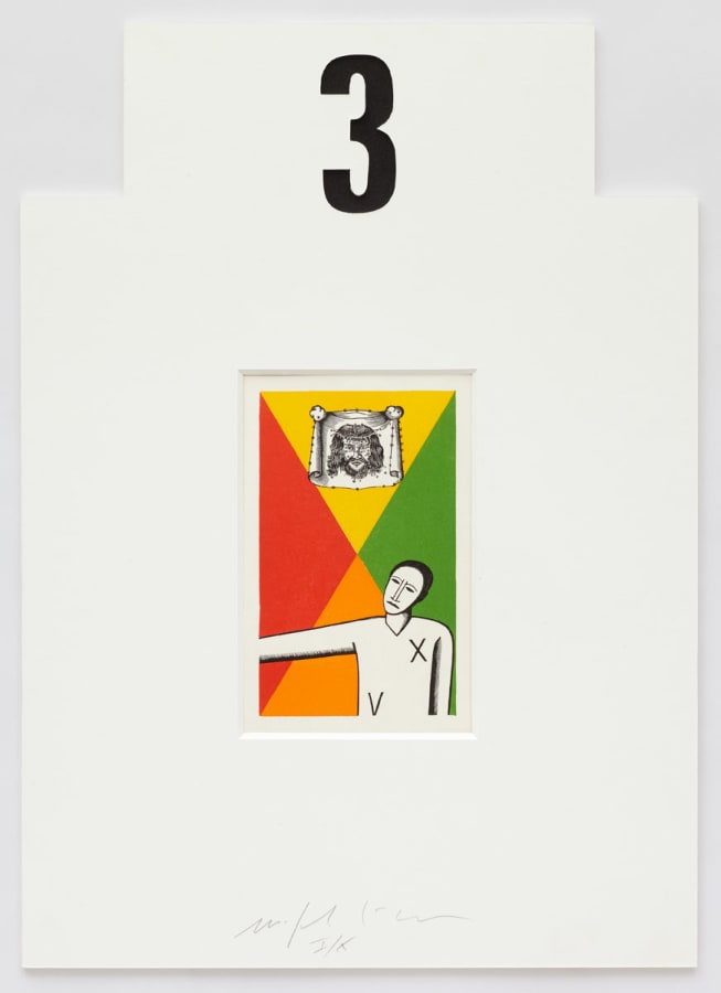 Mimmo Paladino, XII Xilografie (3), 2009