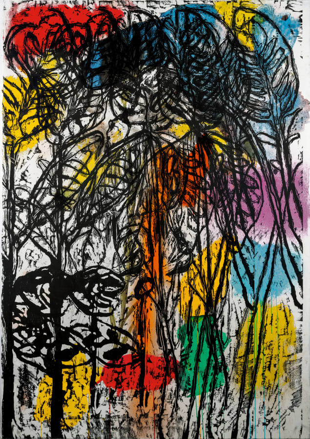 Jim Dine, The Rage of Leaves, 2022