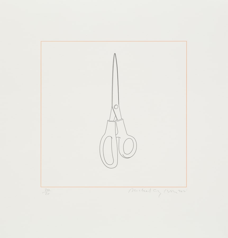 Michael Craig-Martin, Drawings: Scissors, 2015