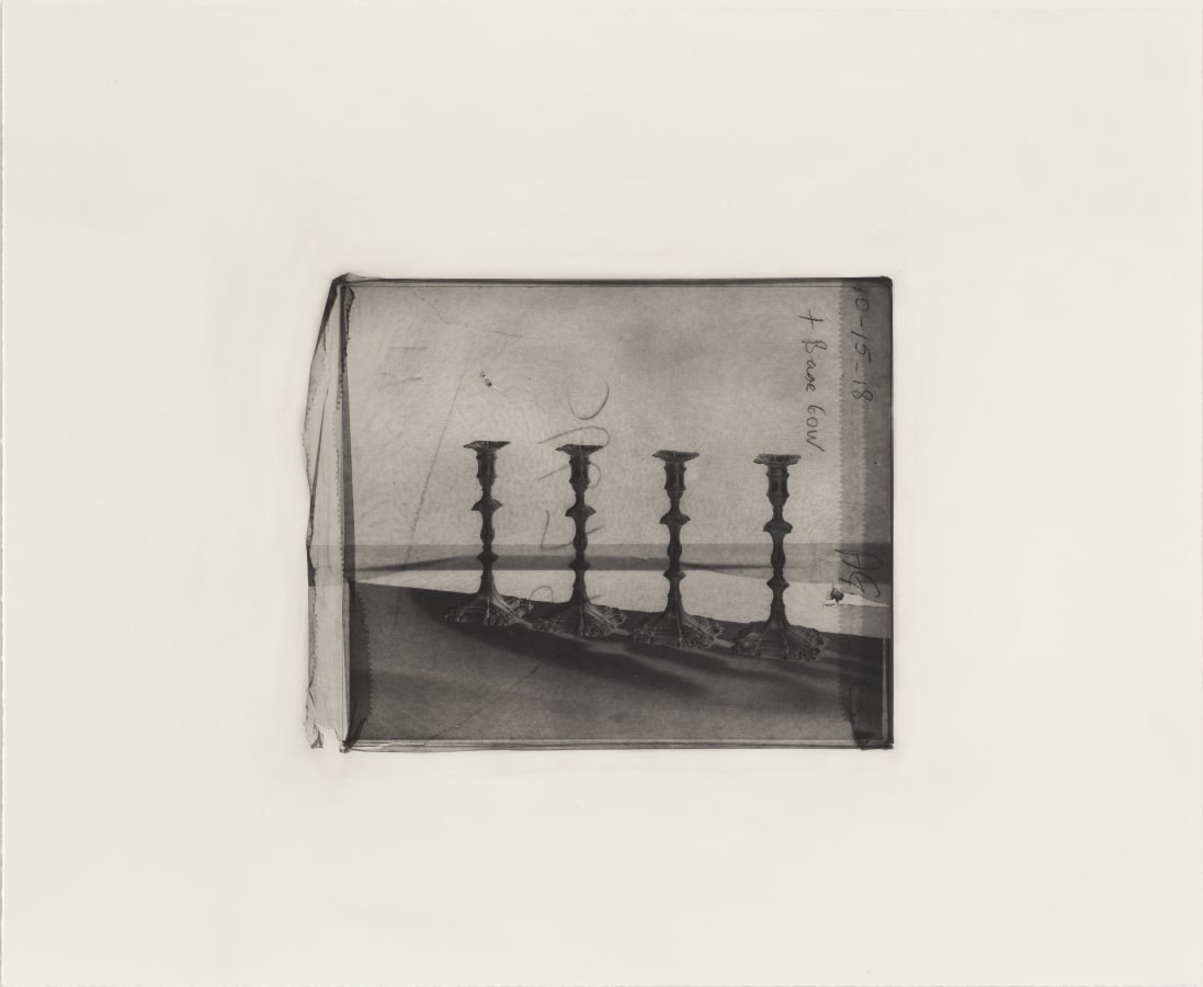 Cornelia Parker, Candlesticks with Slanting Shadows, 2015