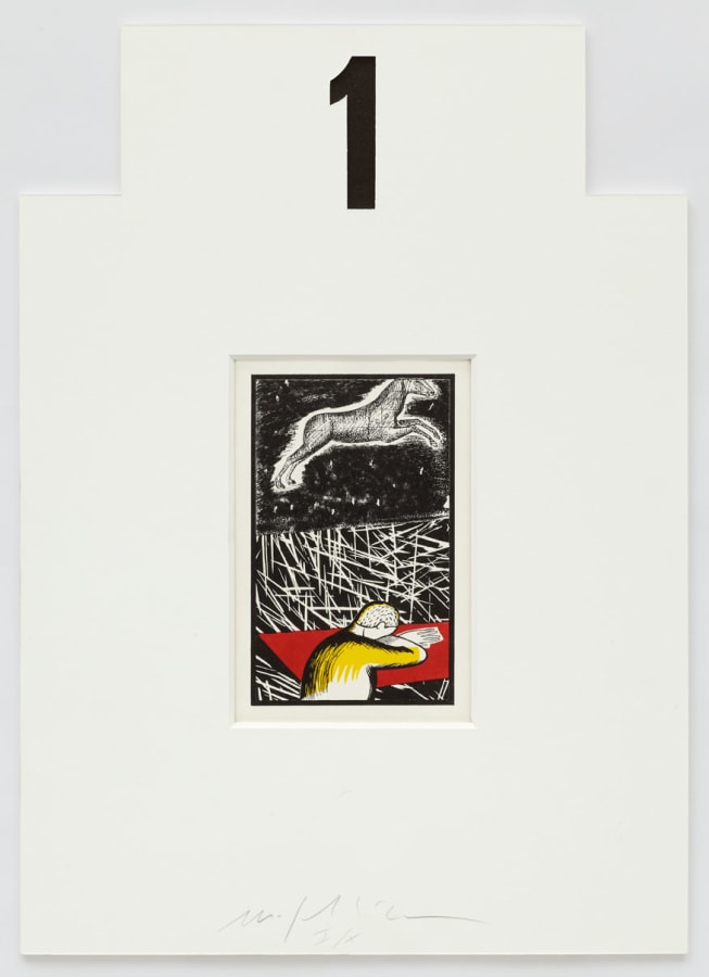 Mimmo Paladino, XII Xilografie (1), 2009