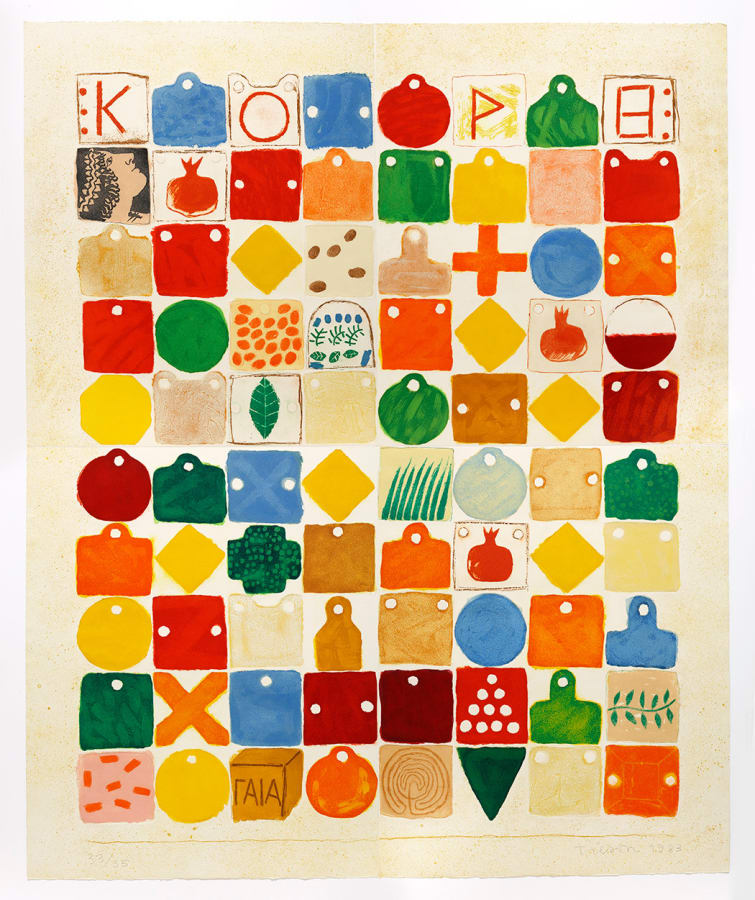 Joe Tilson, Proscinemi for Kore, 1982