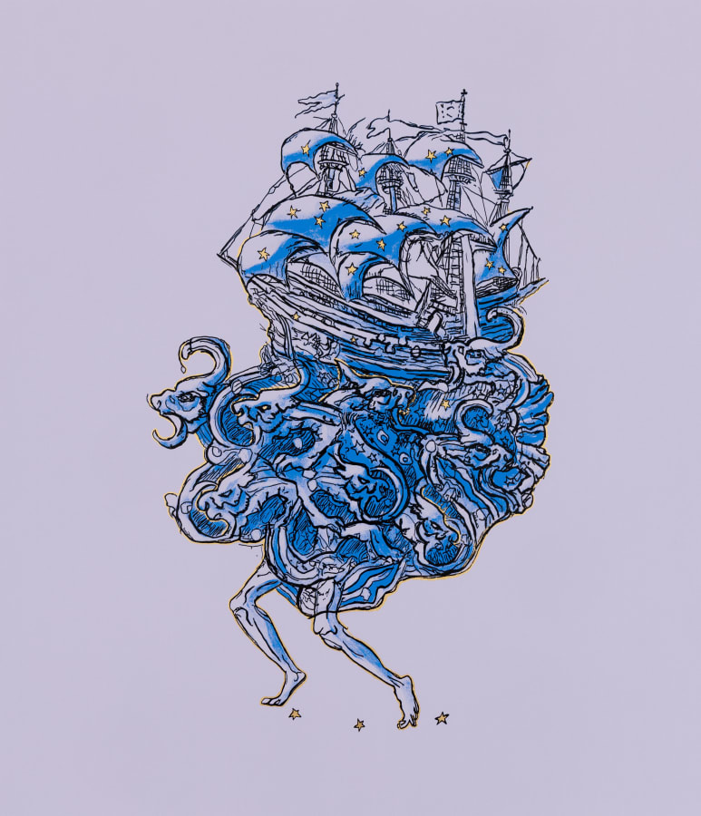 Hew Locke, Kings & Queens 10, 2025