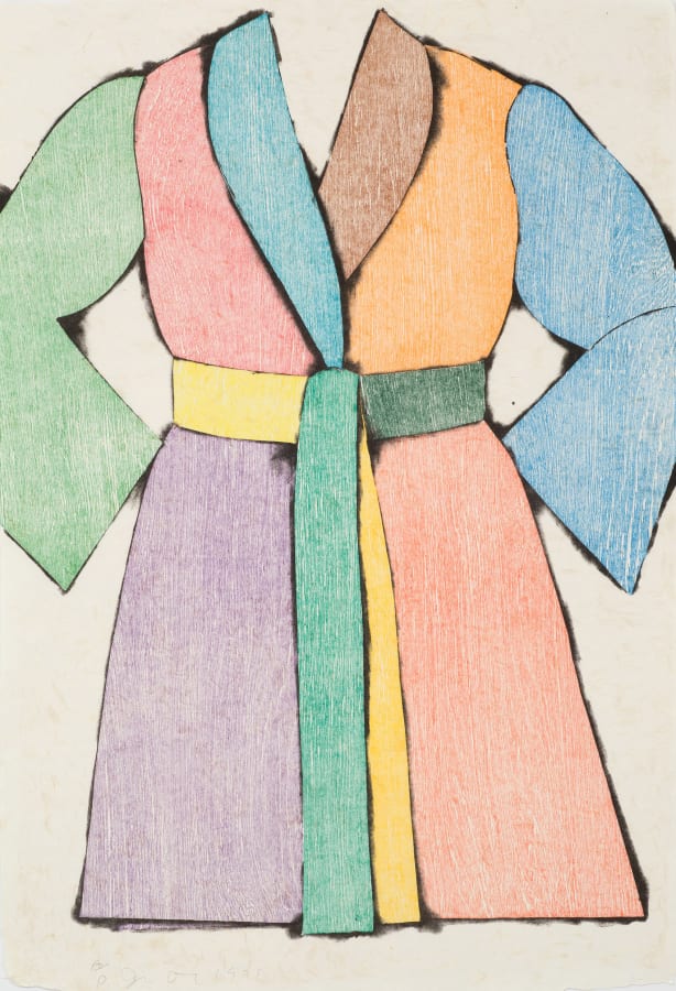 Jim Dine, The Woodcut Bathrobe, 1975