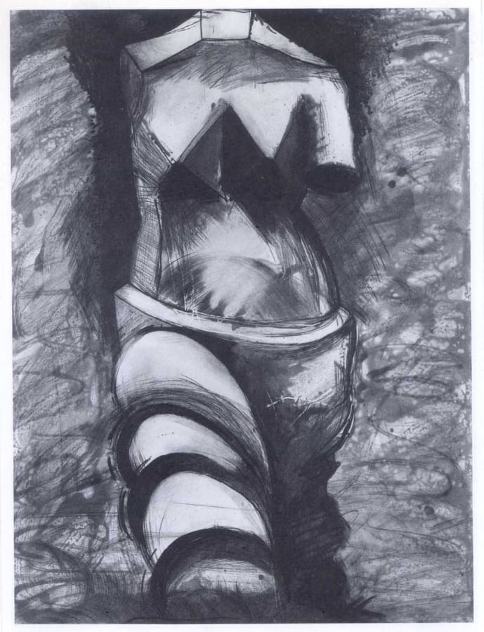 Jim Dine, Black and White Cubist Venus, 1984-85