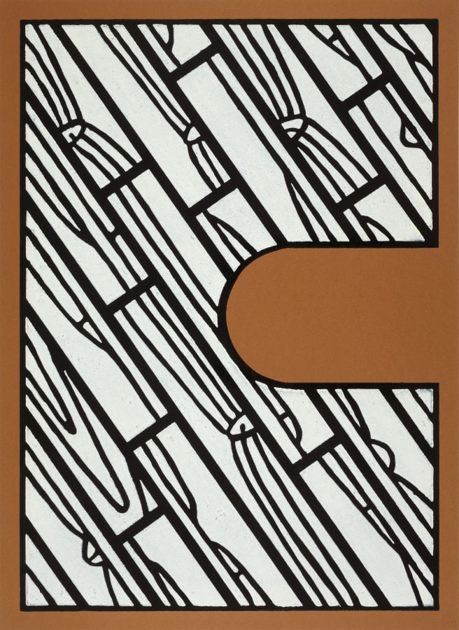 Richard Woods, Offcut no. 1 (top floor bathroom), 2012