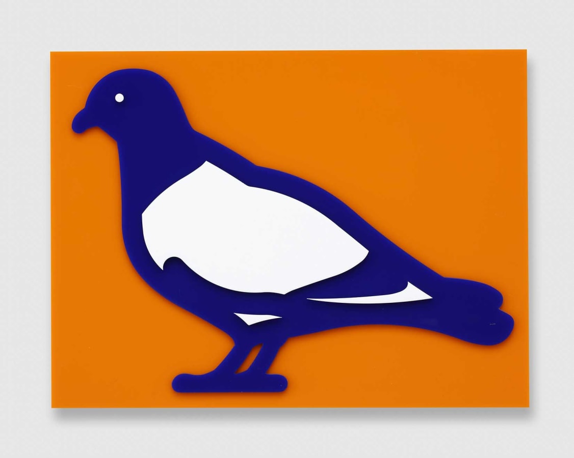 Julian Opie, Small Birds: Pigeon., 2020 | Cristea Roberts Gallery