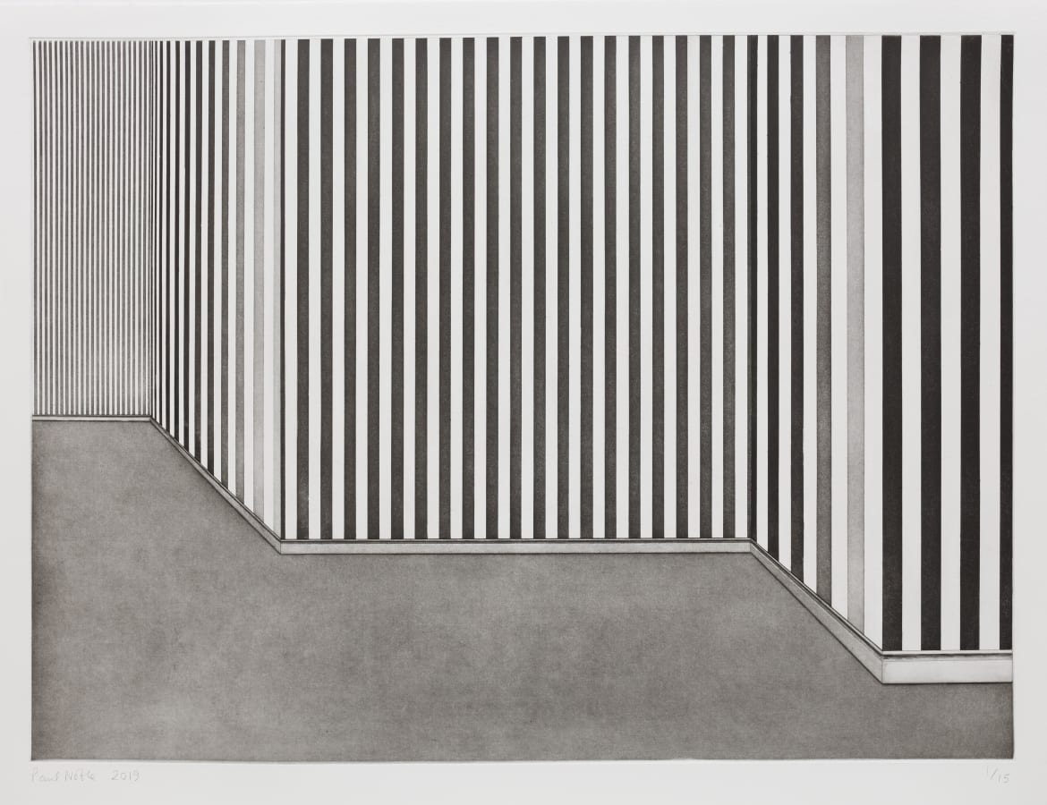 Paul Noble, Room with Wallpaper 4, 2019