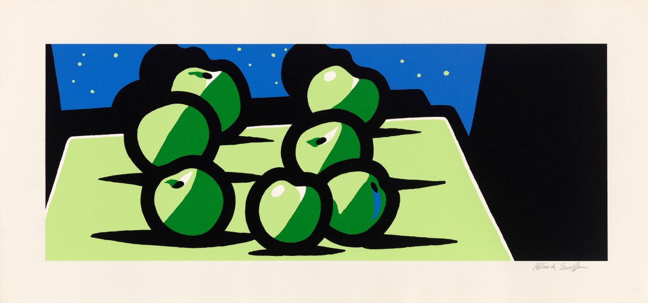 Patrick Caulfield, Apples at Night, circa 1970