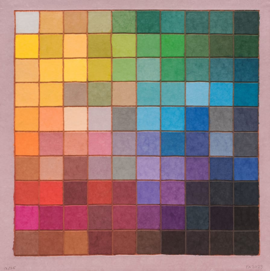 Polly Apfelbaum, Color Chart, 2023