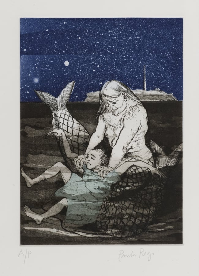 Paula Rego, Mermaid drowning Wendy, 1992