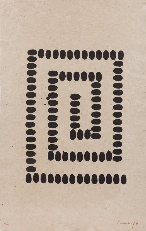 Richard Long, Untitled (E - Vertical), 1994