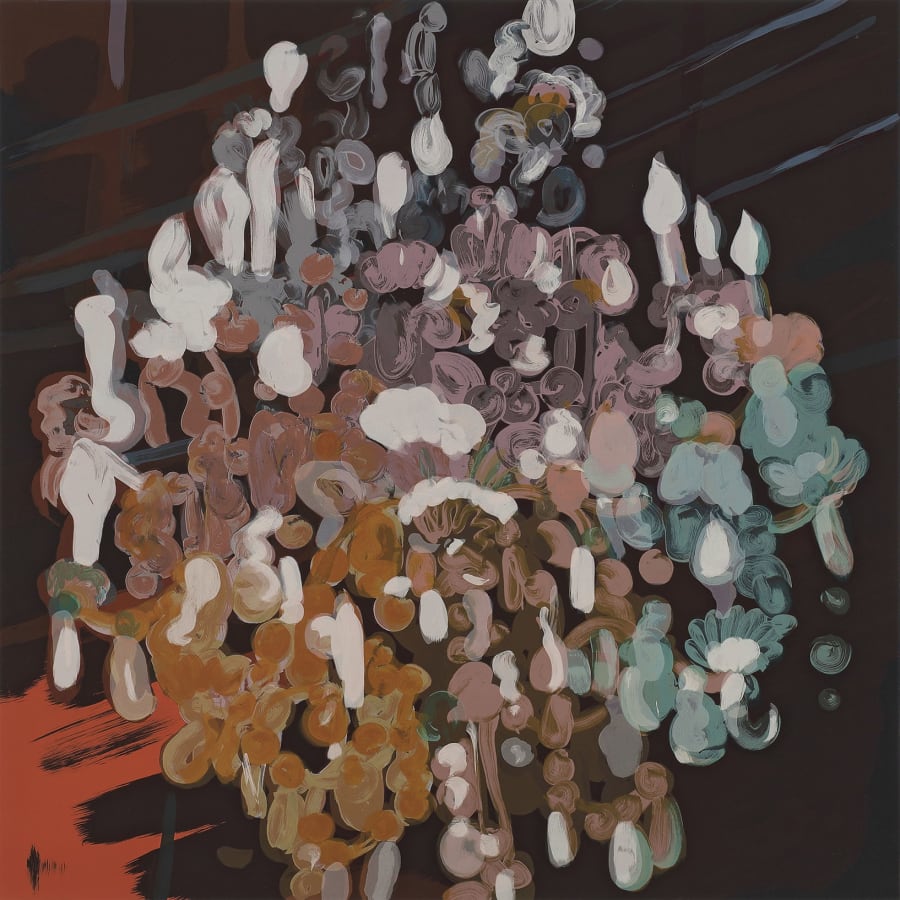 Clare Woods, Puff Ball, 2025