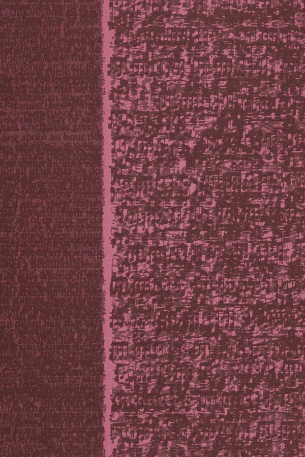 Idris Khan, After the reflection (Quinacridone Purple), 2025