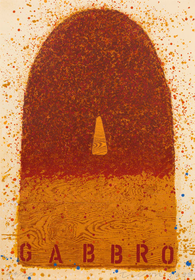 Joe Tilson, Le Crete Senesi, Gabbro, 1994-95