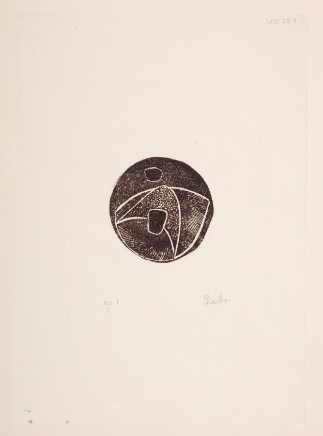 Naum Gabo, Opus One (WE 257), 1950