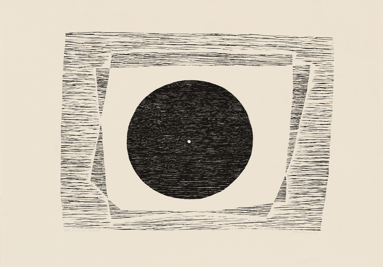 Josef Albers, Schwarzer Kreis/Black Circle, 1933