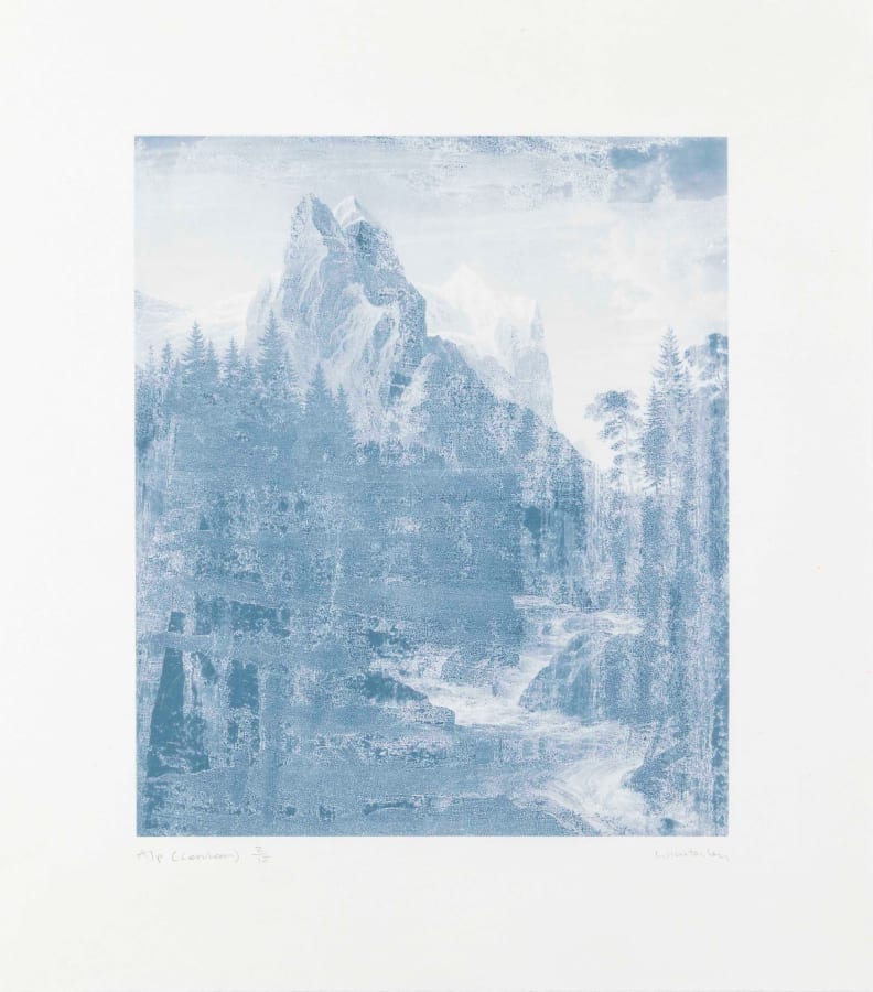 Paul Winstanley, Alp (Cerulean), 2024