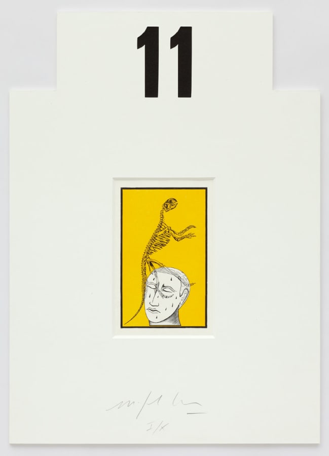 Mimmo Paladino, XII Xilografie (11), 2009