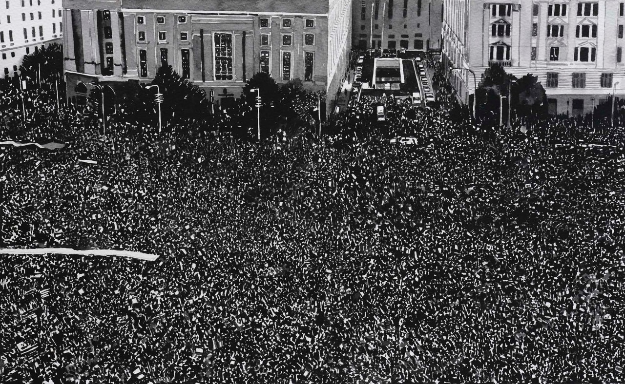 Joy Gerrard, National March on Washington, Free Palestine (Washington DC, November 4, 2023), 2024